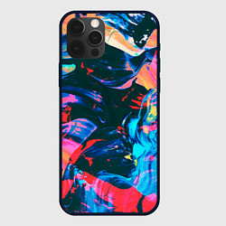 Чехол для iPhone 12 Pro Colors, цвет: 3D-черный