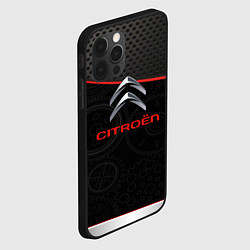 Чехол для iPhone 12 Pro Citroen auto car, цвет: 3D-черный — фото 2