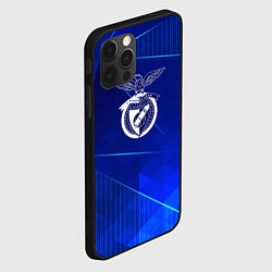 Чехол для iPhone 12 Pro Benfica blue poly, цвет: 3D-черный — фото 2