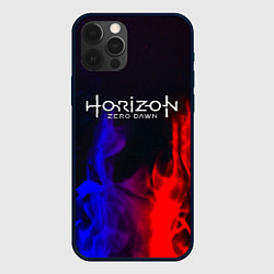 Чехол для iPhone 12 Pro Horizon: Zero Dawn flame steel, цвет: 3D-черный