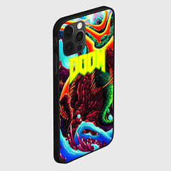 Чехол для iPhone 12 Pro Doom monster mars, цвет: 3D-черный — фото 2