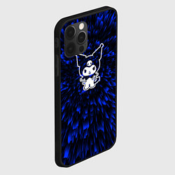 Чехол для iPhone 12 Pro Kuromi blue energy, цвет: 3D-черный — фото 2