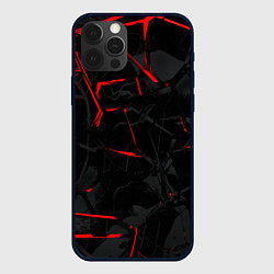 Чехол для iPhone 12 Pro Раскаленная скала, цвет: 3D-черный