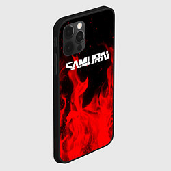 Чехол для iPhone 12 Pro Samurai fire red, цвет: 3D-черный — фото 2