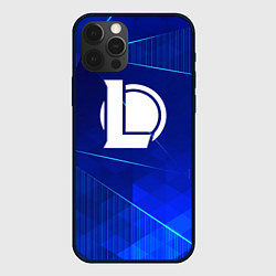 Чехол для iPhone 12 Pro League of Legends blue poly, цвет: 3D-черный