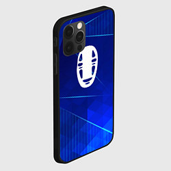 Чехол для iPhone 12 Pro Spirited Away blue poly, цвет: 3D-черный — фото 2