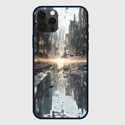 Чехол для iPhone 12 Pro Сюрреализм абстракция, цвет: 3D-черный