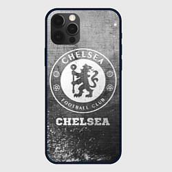 Чехол для iPhone 12 Pro Chelsea - grey gradient, цвет: 3D-черный