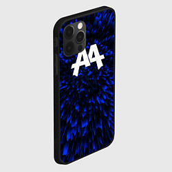 Чехол для iPhone 12 Pro Asking Alexandria blue energy, цвет: 3D-черный — фото 2