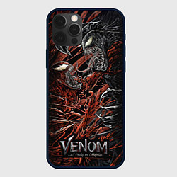 Чехол для iPhone 12 Pro Venom vs Carnage, цвет: 3D-черный