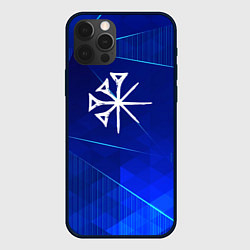 Чехол для iPhone 12 Pro Nightwish blue poly, цвет: 3D-черный
