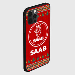 Чехол для iPhone 12 Pro Saab new year, цвет: 3D-черный — фото 2