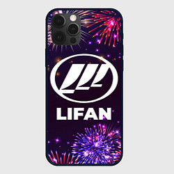 Чехол для iPhone 12 Pro Праздничный Lifan, цвет: 3D-черный