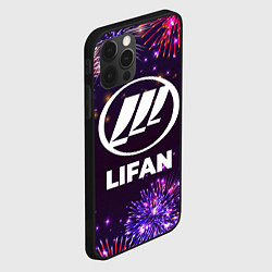 Чехол для iPhone 12 Pro Праздничный Lifan, цвет: 3D-черный — фото 2