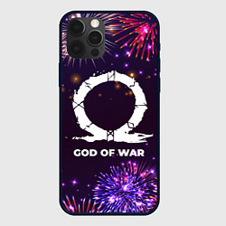 Чехол для iPhone 12 Pro Праздничный God of War, цвет: 3D-черный