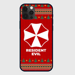 Чехол для iPhone 12 Pro Resident Evil new year, цвет: 3D-черный