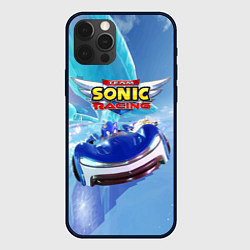 Чехол для iPhone 12 Pro Team Sonic racing - speed, цвет: 3D-черный