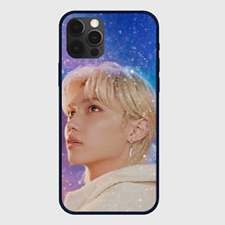 Чехол для iPhone 12 Pro Winter falls Felix Stray Kids, цвет: 3D-черный