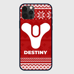 Чехол для iPhone 12 Pro Новогодний Destiny, цвет: 3D-черный