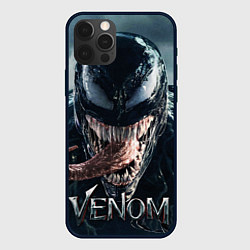 Чехол для iPhone 12 Pro Venom head with tongue, цвет: 3D-черный