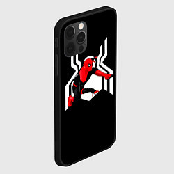 Чехол для iPhone 12 Pro Spider emblem, цвет: 3D-черный — фото 2