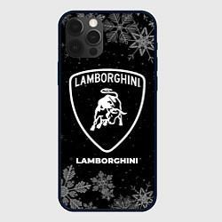 Чехол для iPhone 12 Pro Снежный Lamborghini, цвет: 3D-черный