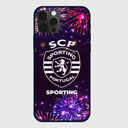 Чехол для iPhone 12 Pro Праздничный Sporting, цвет: 3D-черный