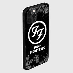 Чехол для iPhone 12 Pro Снежный Foo Fighters, цвет: 3D-черный — фото 2