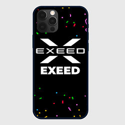 Чехол для iPhone 12 Pro Exeed конфети, цвет: 3D-черный