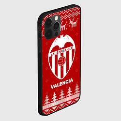 Чехол для iPhone 12 Pro Новогодний Valencia с оленями, цвет: 3D-черный — фото 2