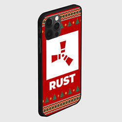 Чехол для iPhone 12 Pro Rust new year, цвет: 3D-черный — фото 2