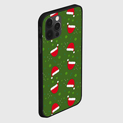 Чехол для iPhone 12 Pro Шапка Санты, цвет: 3D-черный — фото 2