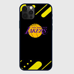 Чехол для iPhone 12 Pro Lakers club, цвет: 3D-черный