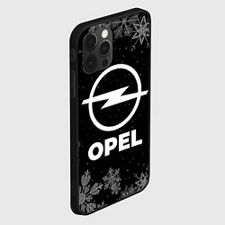 Чехол для iPhone 12 Pro Снежный Opel, цвет: 3D-черный — фото 2