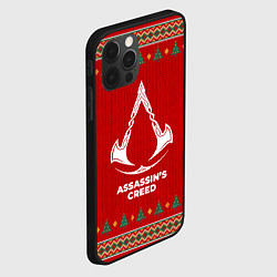 Чехол для iPhone 12 Pro Assassins Creed new year, цвет: 3D-черный — фото 2