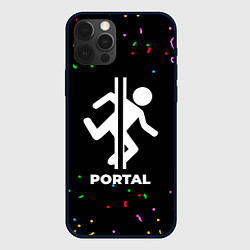 Чехол для iPhone 12 Pro Portal конфети, цвет: 3D-черный