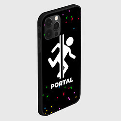 Чехол для iPhone 12 Pro Portal конфети, цвет: 3D-черный — фото 2