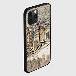 Чехол для iPhone 12 Pro Город 2100, цвет: 3D-черный — фото 2