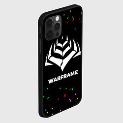 Чехол для iPhone 12 Pro Warframe конфети, цвет: 3D-черный — фото 2