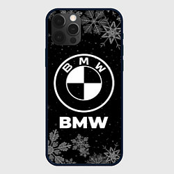 Чехол для iPhone 12 Pro Снежный BMW, цвет: 3D-черный