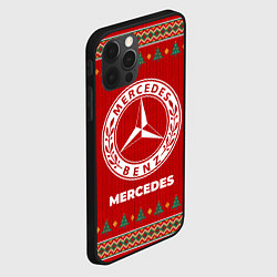 Чехол для iPhone 12 Pro Mercedes new year, цвет: 3D-черный — фото 2