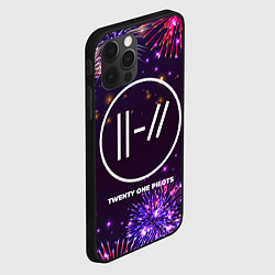 Чехол для iPhone 12 Pro Праздничный Twenty One Pilots, цвет: 3D-черный — фото 2