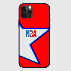 Чехол для iPhone 12 Pro NBA star, цвет: 3D-черный