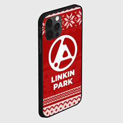 Чехол для iPhone 12 Pro Новогодний Linkin Park 2024, цвет: 3D-черный — фото 2