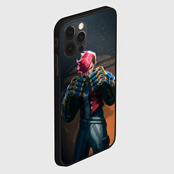 Чехол для iPhone 12 Pro Вай в силовых перчатках Аркейн, цвет: 3D-черный — фото 2