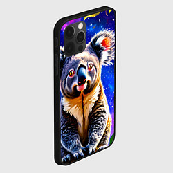 Чехол для iPhone 12 Pro Коала и извездное небо, цвет: 3D-черный — фото 2