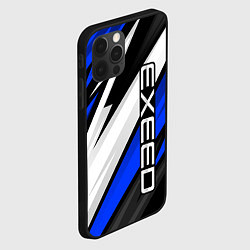 Чехол для iPhone 12 Pro Exeed - blue sport, цвет: 3D-черный — фото 2