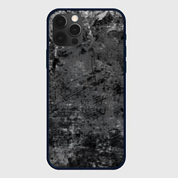 Чехол для iPhone 12 Pro Абстракция - grunge mood, цвет: 3D-черный