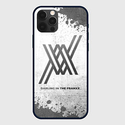 Чехол для iPhone 12 Pro Darling in the FranXX - white gradient, цвет: 3D-черный