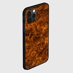 Чехол для iPhone 12 Pro Абстракция - rusty smoke, цвет: 3D-черный — фото 2